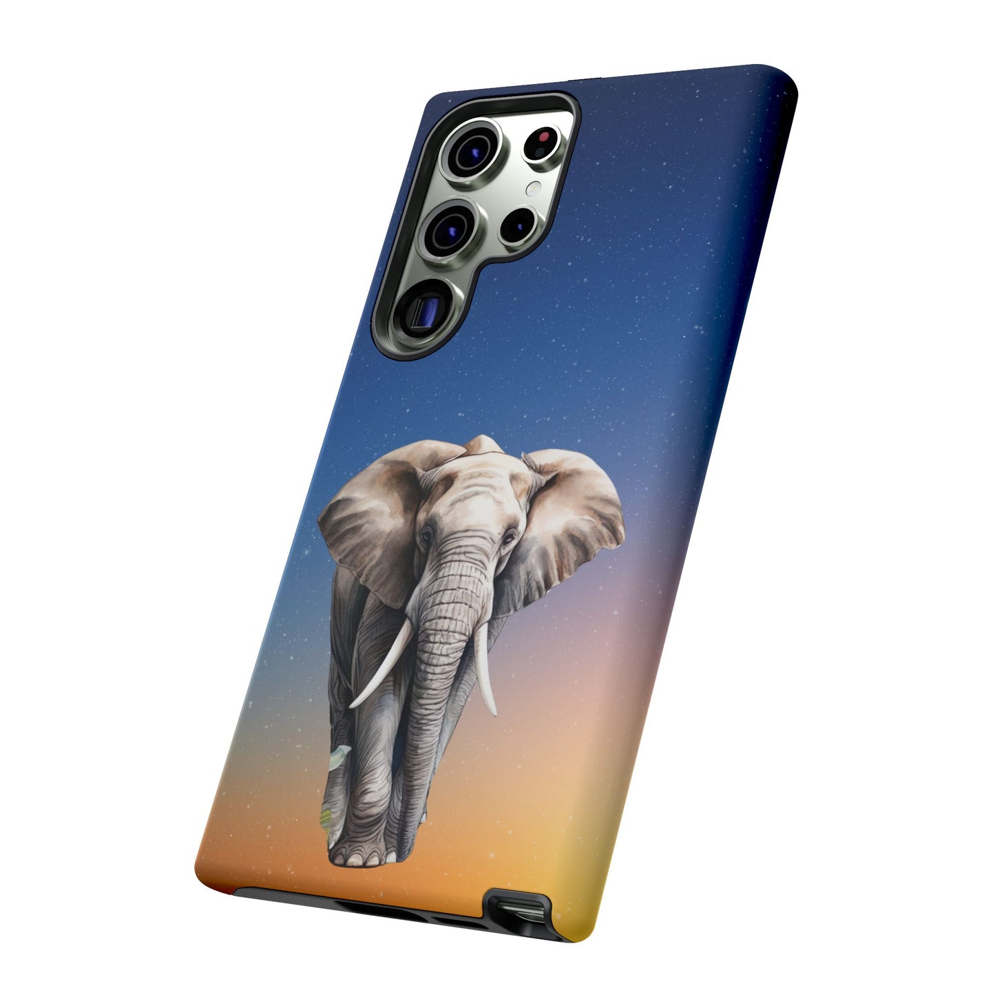 Celestial Elephant Mobile Cover – Dreamy Night Sky Aesthetic