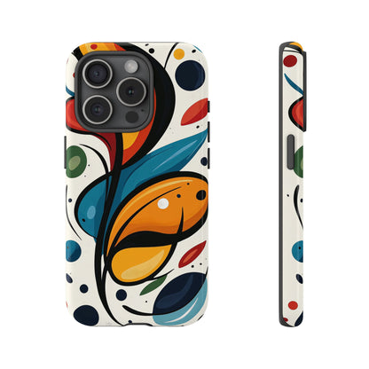 Vibrance Bloom – Bold Abstract Burst Phone Case for iPhone, Google Pixel, Samsung