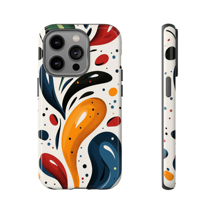 Fluid Pop Abstract Phone Case – Space-Inspired Art for iPhone, Samsung & Pixel
