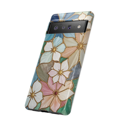 Floral Symphony: Stained Glass Elegance