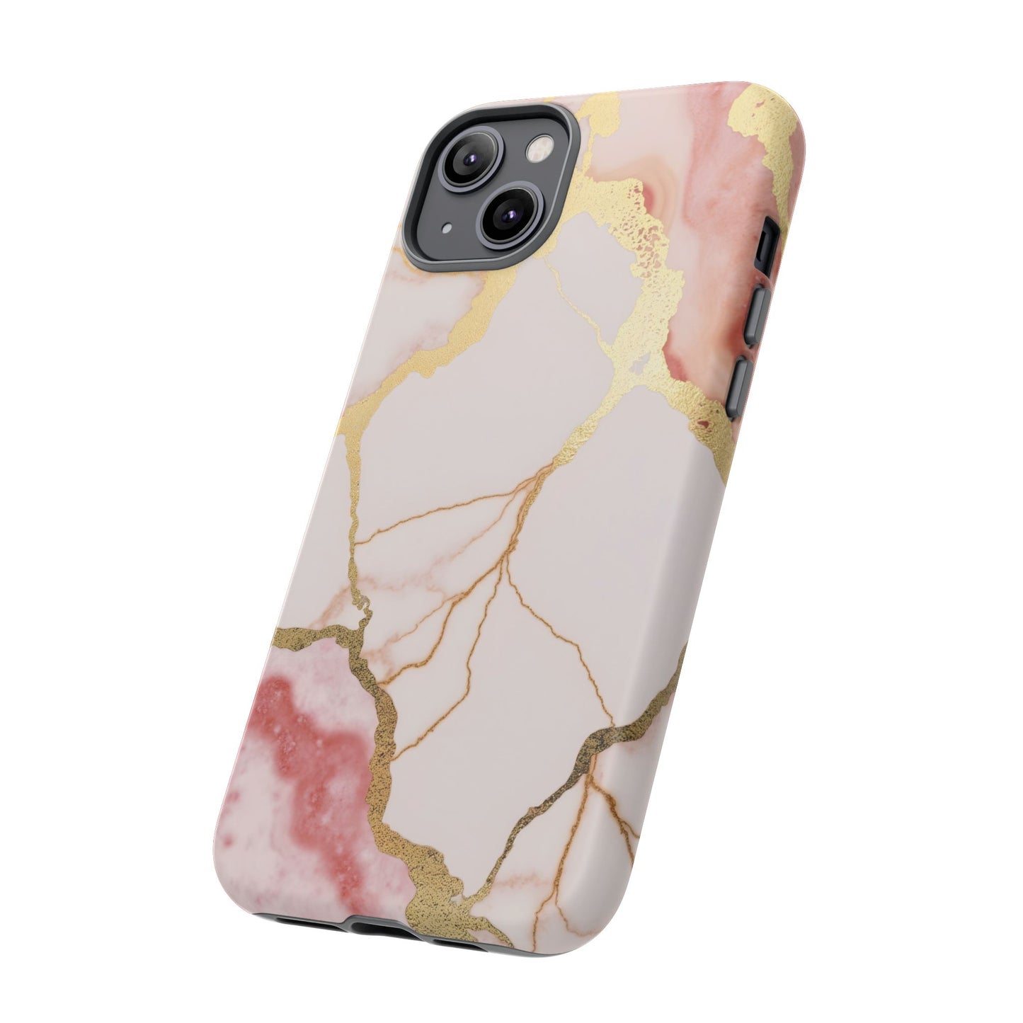 Beautiful Pink Minimal Marble Case Design