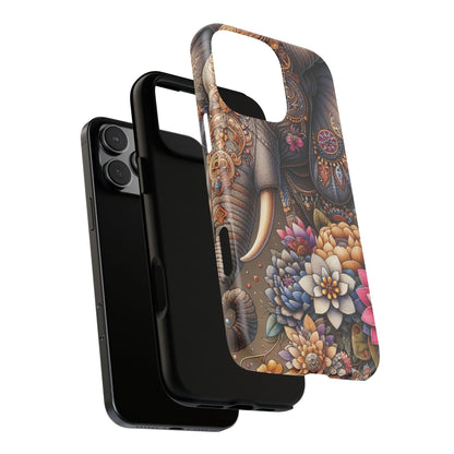 Royal Ornate Elephant Mobile Cover – Luxurious Bohemian Art