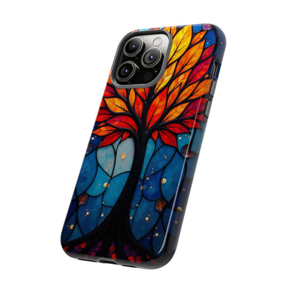 Stained Glass Tree: A Burst of Vibrant Elegance