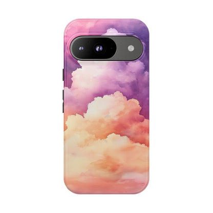 Cotton Candy Skies Watercolor Phone Case for iPhone, google Pixel & Samsung