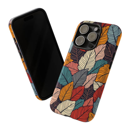 Colorful Abstract Leaves Pattern Design