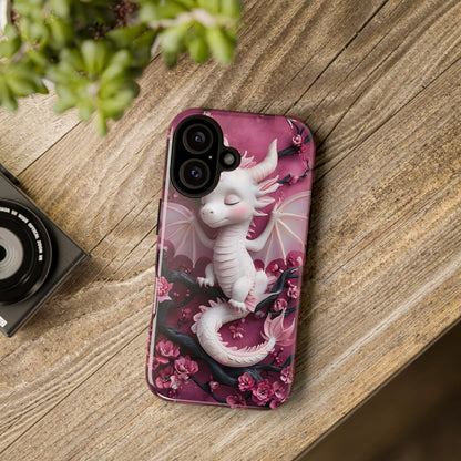 Whimsical 3D Relief Artwork Of A Cute Dragon phone case design