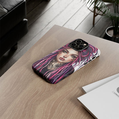 Neon Gothic Beauty Mobile Case