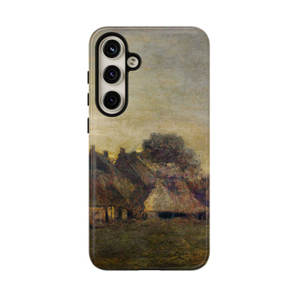 Van Gogh Village Painting Phone Case - iPhone, Samsung, Pixel - Artistic Starry Night Cover, Gift for Art Lovers