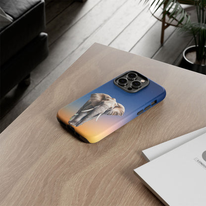 Celestial Elephant Mobile Cover – Dreamy Night Sky Aesthetic