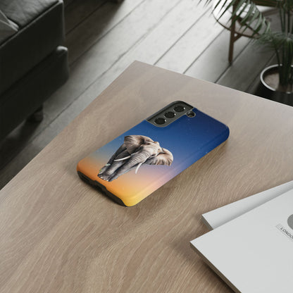 Celestial Elephant Mobile Cover – Dreamy Night Sky Aesthetic