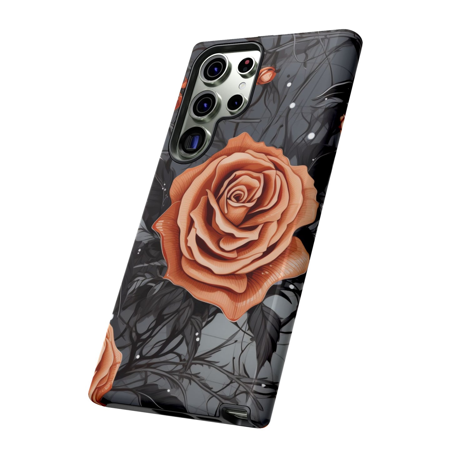 Mystic Noir Rose Mobile Case