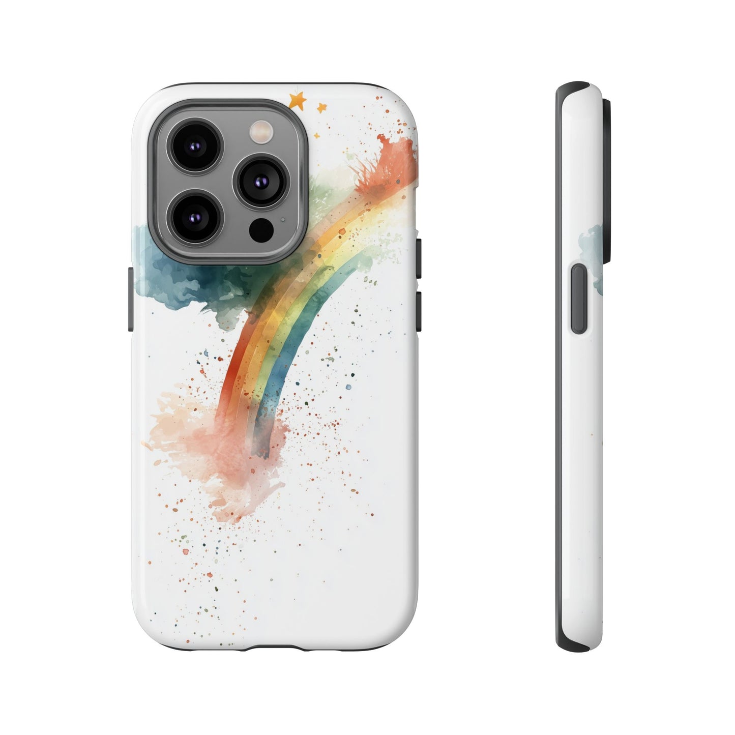 Mystic Splash Rainbow Watercolor Phone Case for iPhone, google Pixel & Samsung