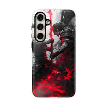 Duel of Fates | Red Energy Samurai Clash Phone Case for iPhone, Samsung & Pixel
