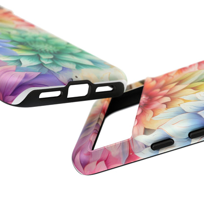 Rainbow Bloom Mandala Floral Mobile Case