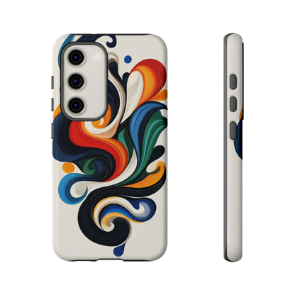 WhirlMuse – Elegant Swirl Abstract  Phone Case for iPhone, Samsung & Pixel