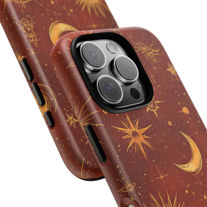 Terracotta Celestial Dreams Boho Phone Case for iPhone, Pixel & Samsung