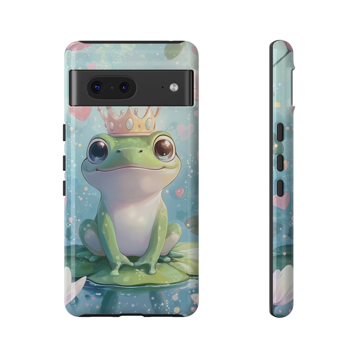Royal Frog Phone Case – Cute Anime Aesthetic for iPhone, Google Pixel & Samsung