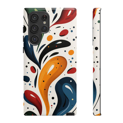 Fluid Pop Abstract Phone Case – Space-Inspired Art for iPhone, Samsung & Pixel