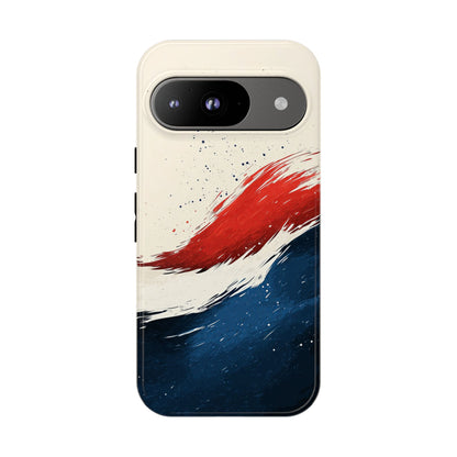 Crimson Tide – Artistic Brushstroke Abstract Case for iPhone, Google Pixel, Samsung