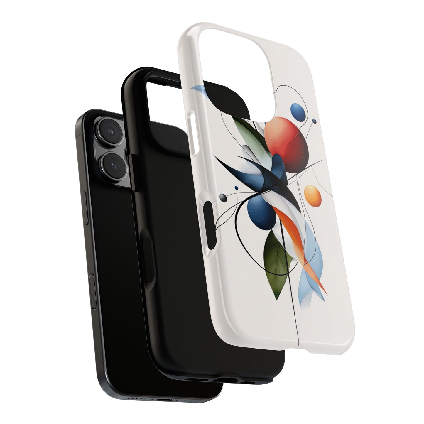 Orbit Bloom – Minimal Abstract Art Phone Case for iPhone, Samsung & Pixel