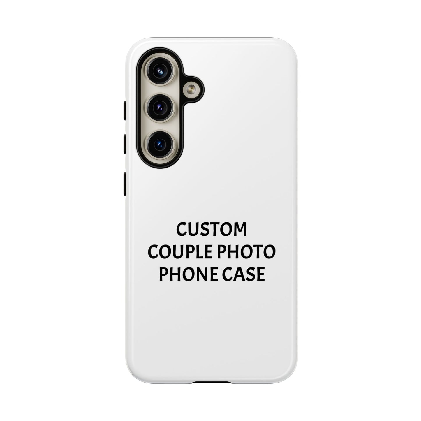 Personalized Custom Couple Photo Phone Case – Add Your Image/Loving Memory – Unique Gift for iPhone, Samsung  & Google Pixel – Protective & Stylish Cover, Couples Gift