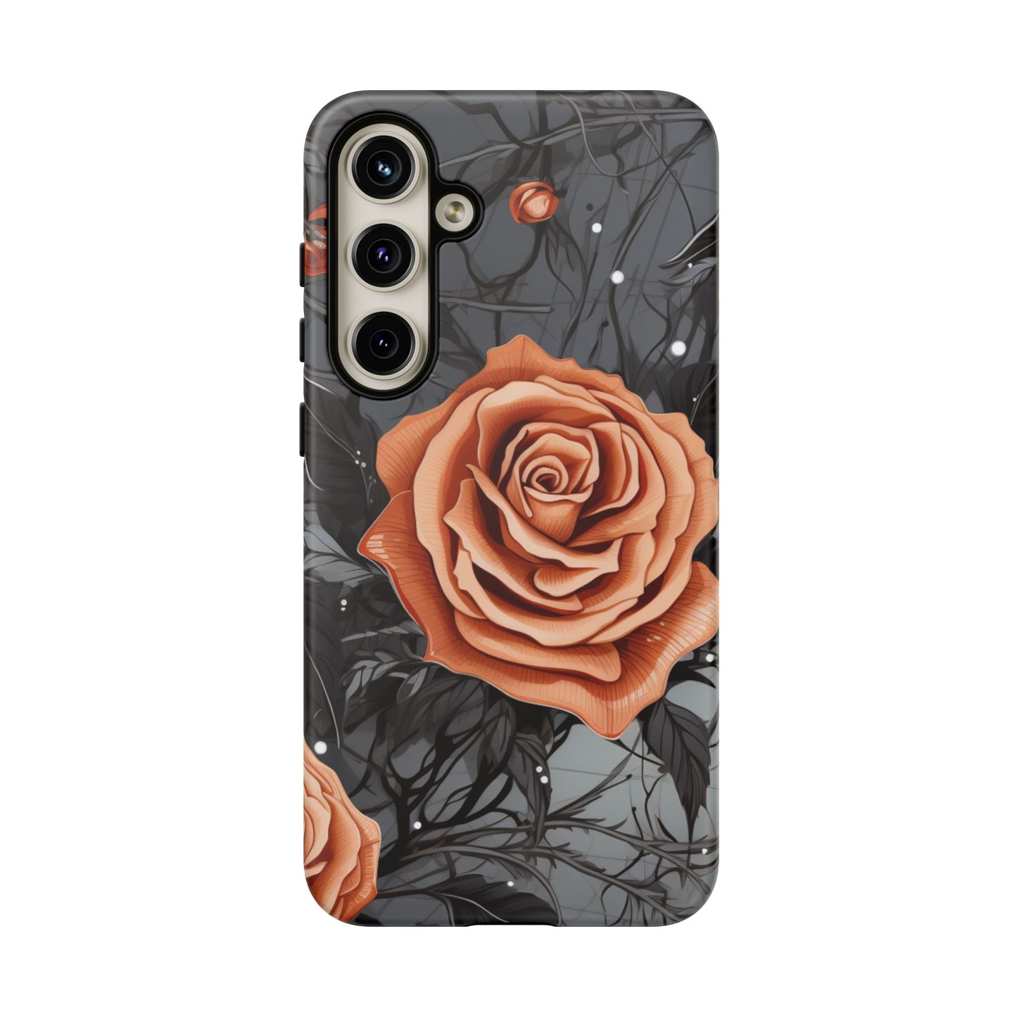 Mystic Noir Rose Mobile Case
