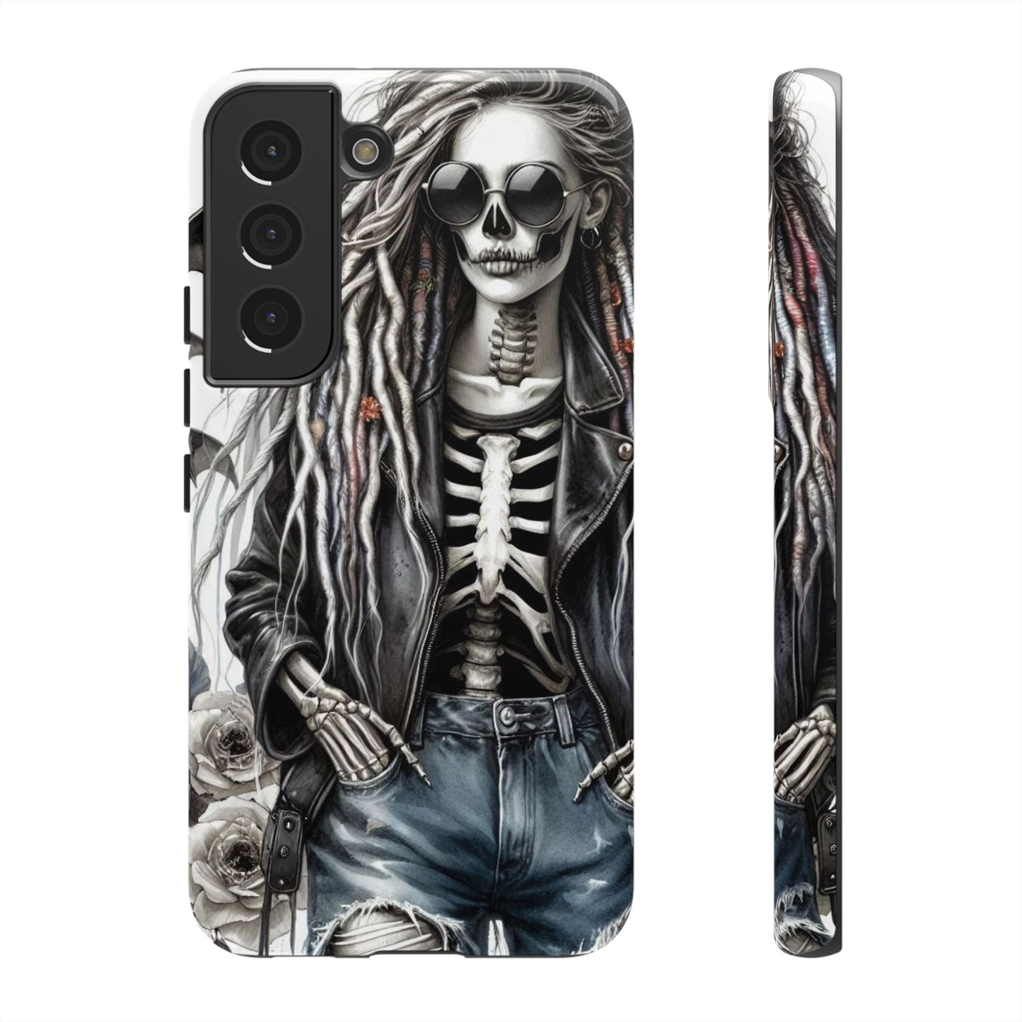 Skull Queen – Gothic Skeleton & Dark Grunge Mobile Cover