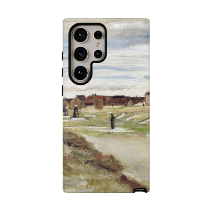 Van Gogh Village Painting Phone Case - iPhone, Samsung, Pixel - Art Print Cover, Gift for Art Lovers
