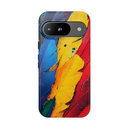 Tropical Macaw Feather Phone Case for iPhone, Samsung & Google Pixel
