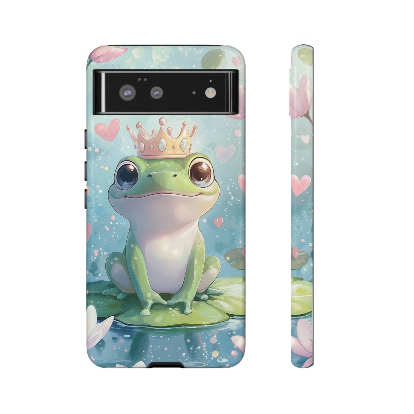Royal Frog Phone Case – Cute Anime Aesthetic for iPhone, Google Pixel & Samsung