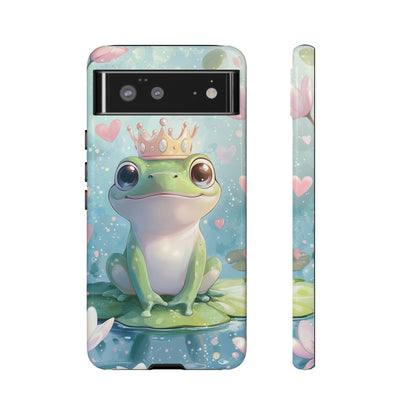 Royal Frog Phone Case – Cute Anime Aesthetic for iPhone, Google Pixel & Samsung