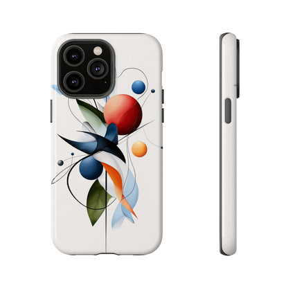Orbit Bloom – Minimal Abstract Art Phone Case for iPhone, Samsung & Pixel