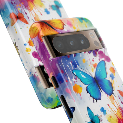 Vibrant Watercolor Butterfly Mobile Case