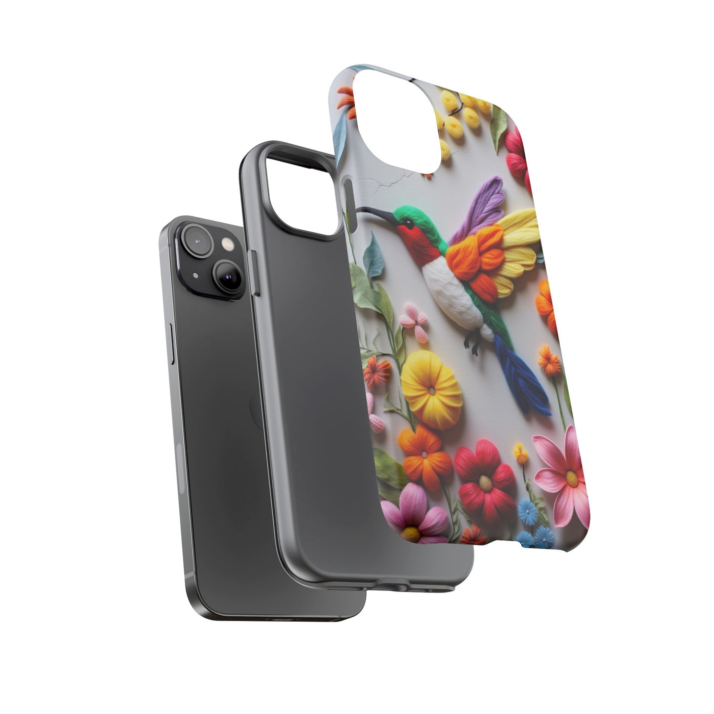 Elegant Hummingbird with Floral Mosaic Design | Nature's Artistic Vibes | Pixel 8 pro