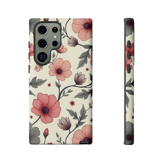 Floral Iphone Case, Botanical Pattern Design