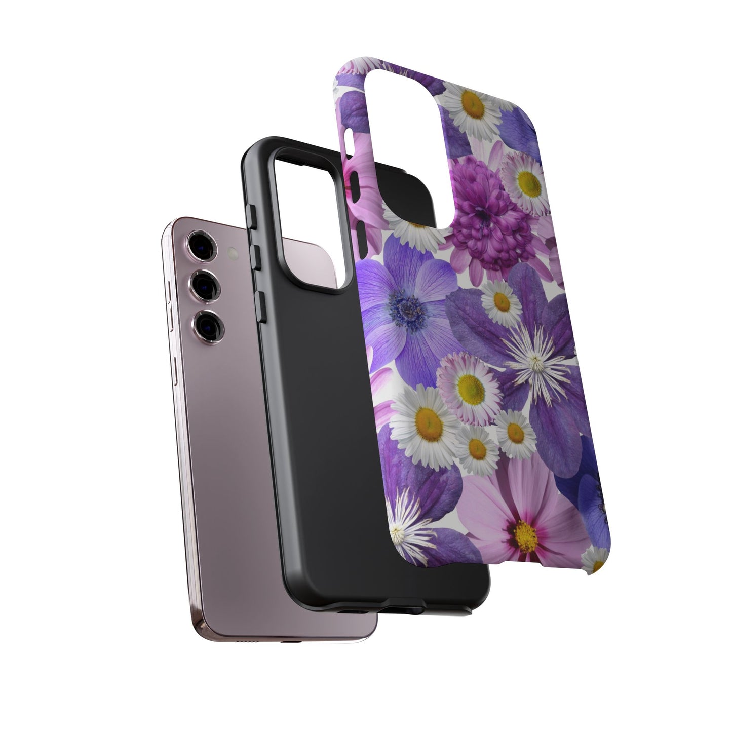 Lavender Blossom Floral Mobile Case