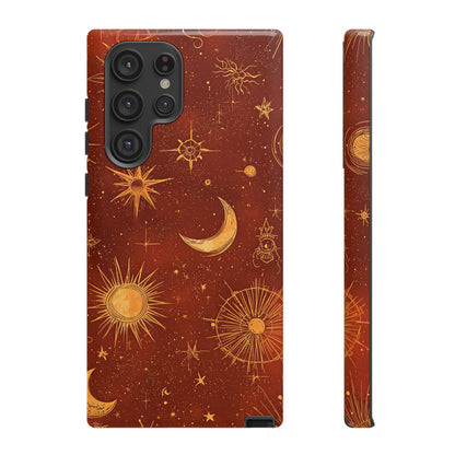 Terracotta Celestial Dreams Boho Phone Case for iPhone, Pixel & Samsung