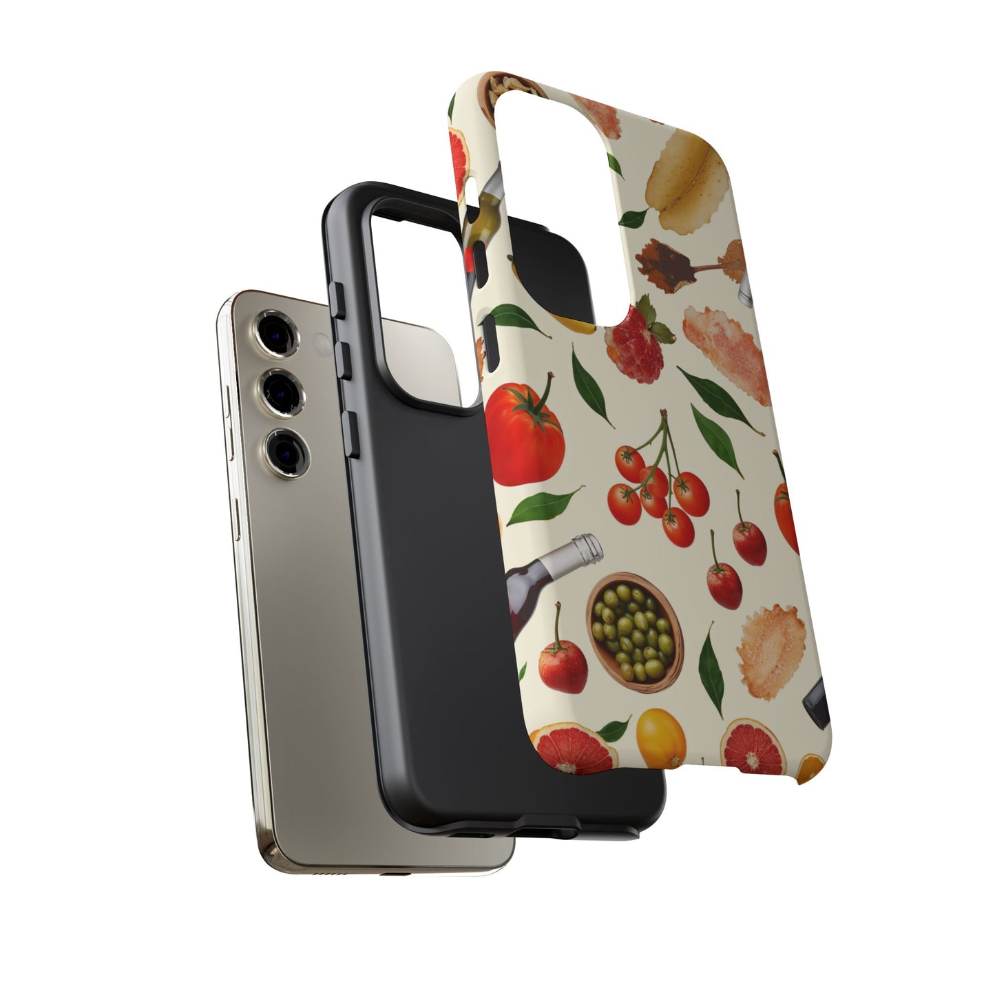 Fresh Fruits & Veggies Pattern Phone Case