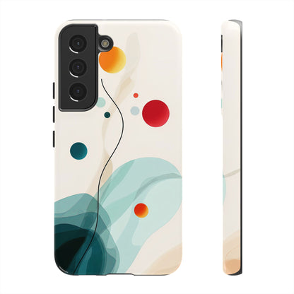Cosmic Citrus Flow – Abstract Art Phone Case  for iPhone, Samsung & Pixel