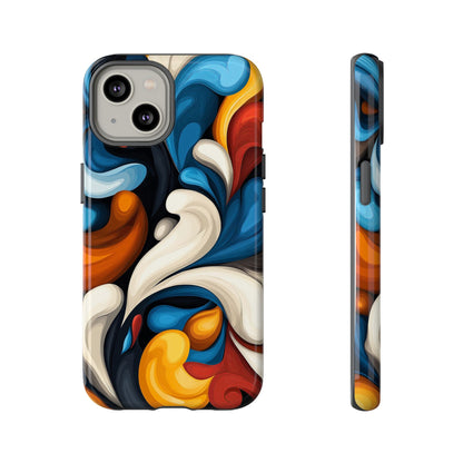 ColorSurge – Bold Fluid Abstract  Phone Case for iPhone, Samsung & Pixel