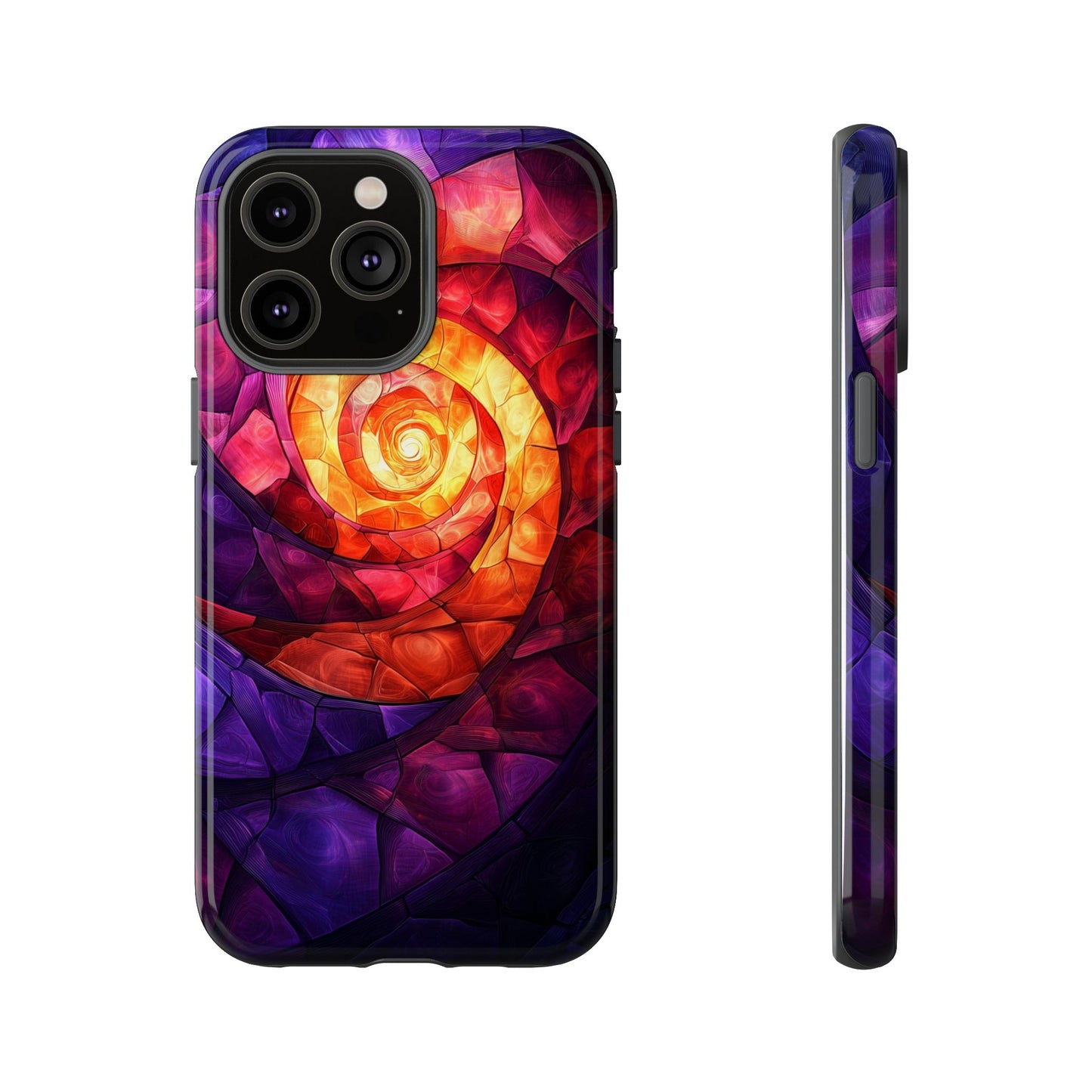 Retro Spiral Psychedelic Phone Case for iPhone, Samsung & Pixel