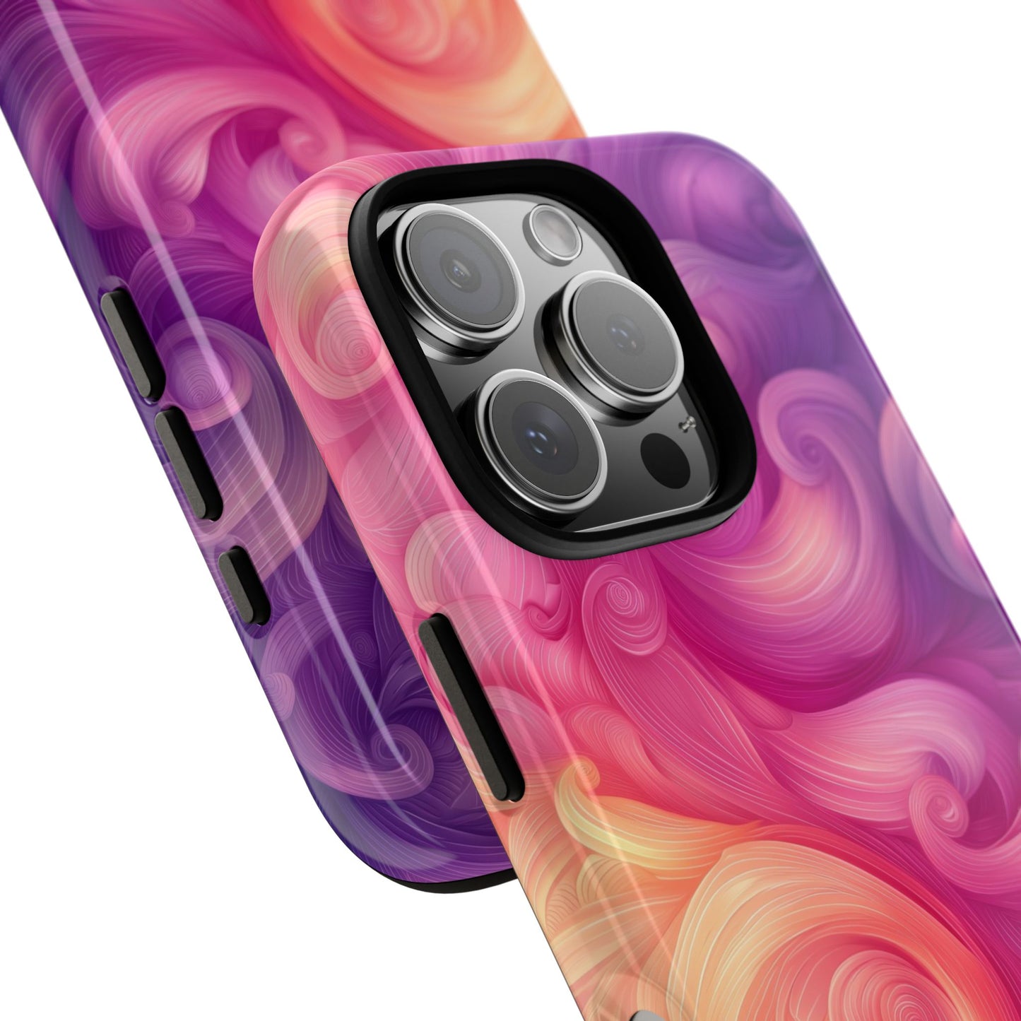 Cotton Candy Swirl Watercolor Phone Case for iPhone, google Pixel & Samsung