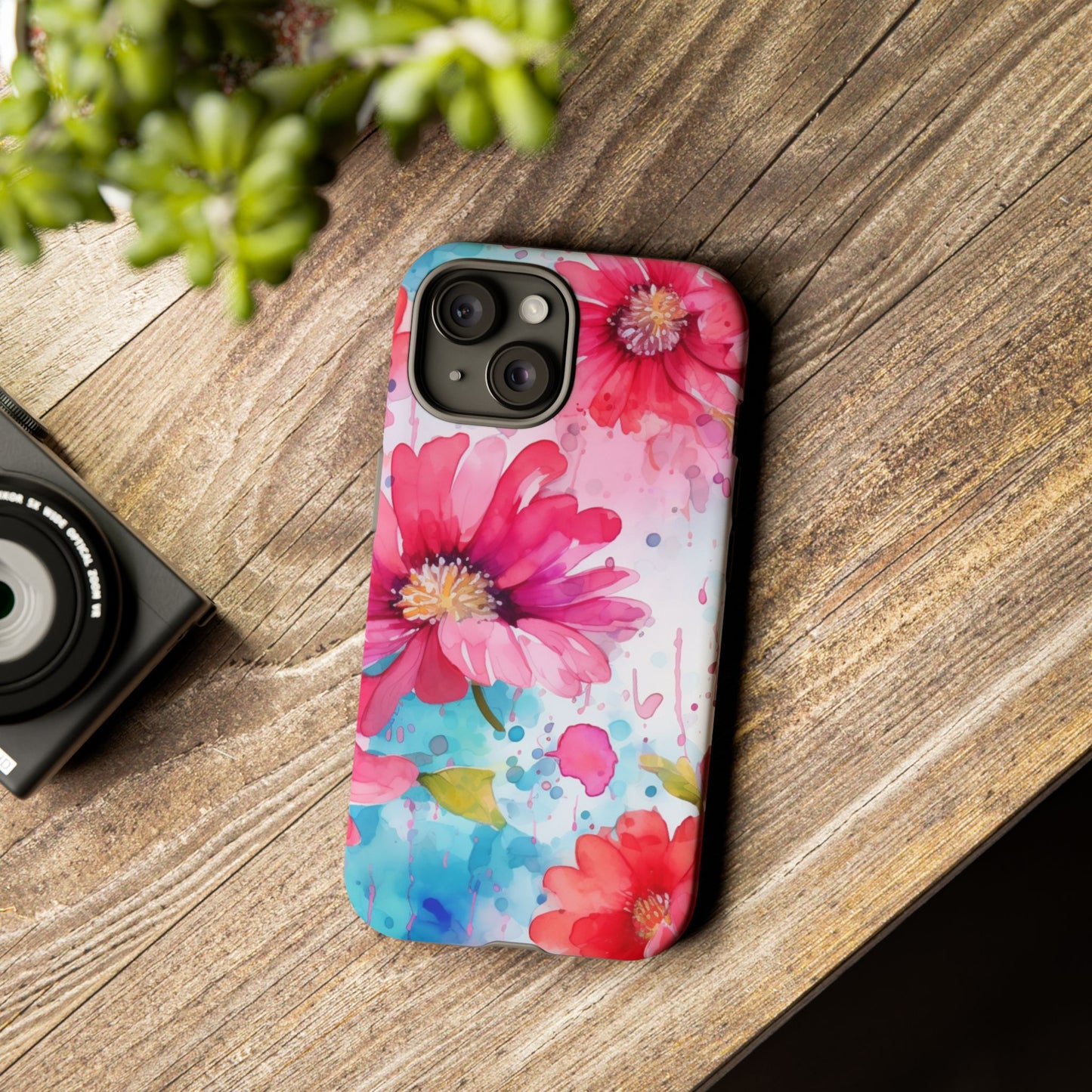 Watercolor Bloom Floral Mobile Case