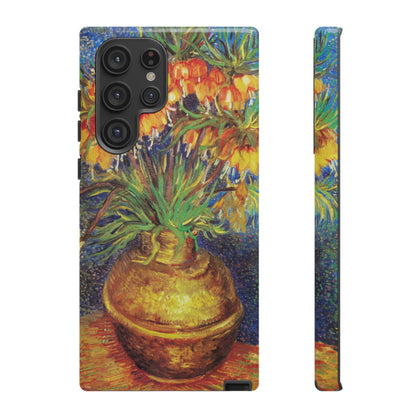 Vincent Van Gogh's Painting Inspired Phone Case - iPhone, Samsung & Google Pixel Cover - Flower Vase Phone Case, Floral Artistic Painting Case, Art Lover Gift
