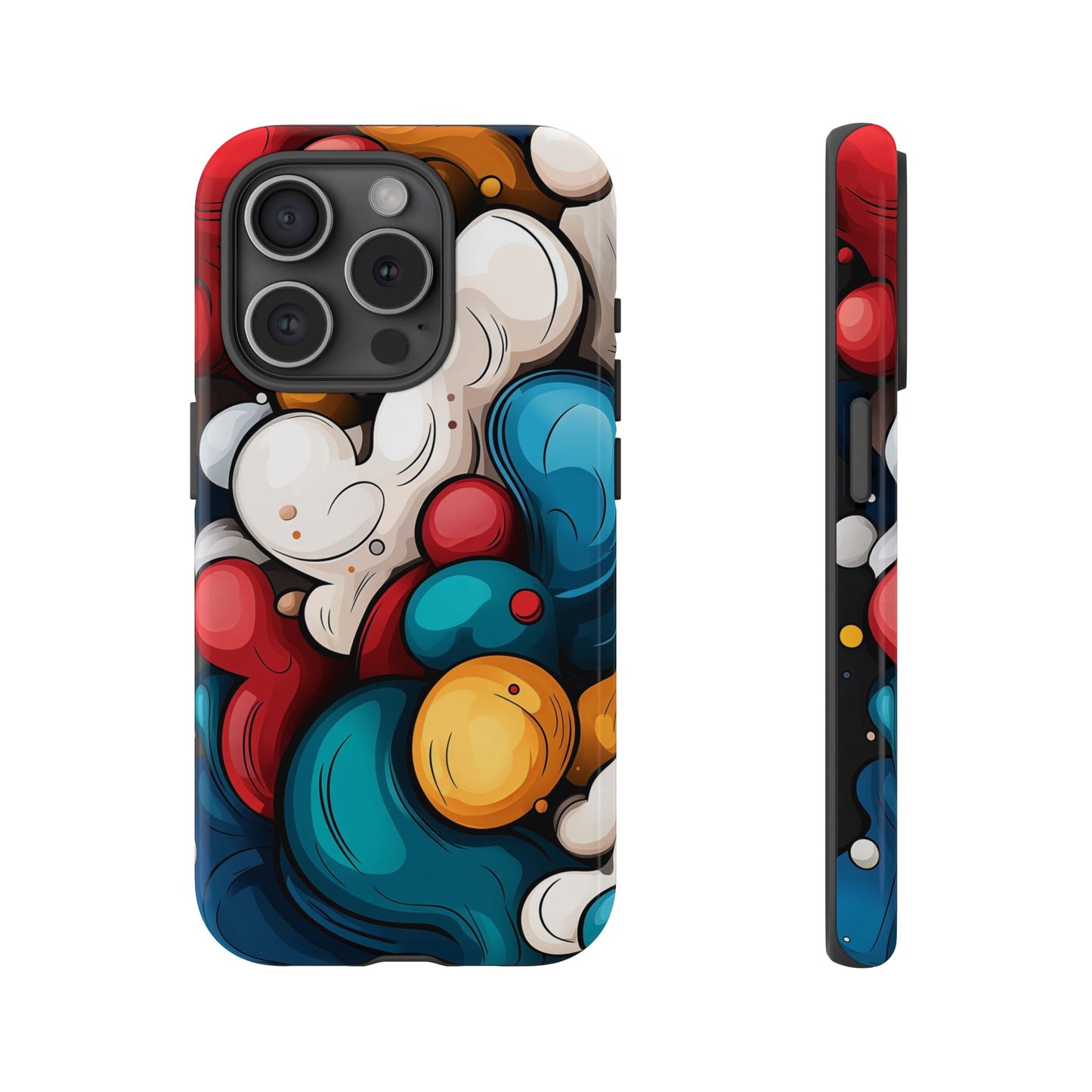 Color Burst – Bold Abstract Bubble Phone Case for iPhone, Samsung & Pixel