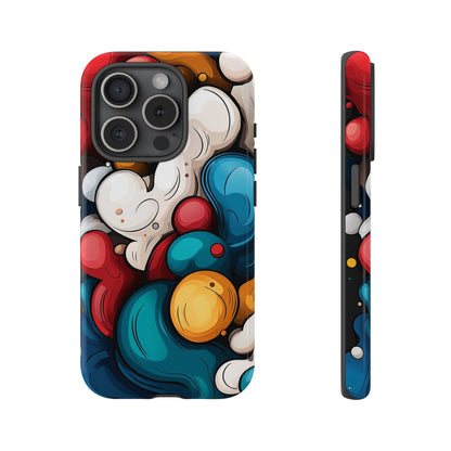 Color Burst – Bold Abstract Bubble Phone Case for iPhone, Samsung & Pixel
