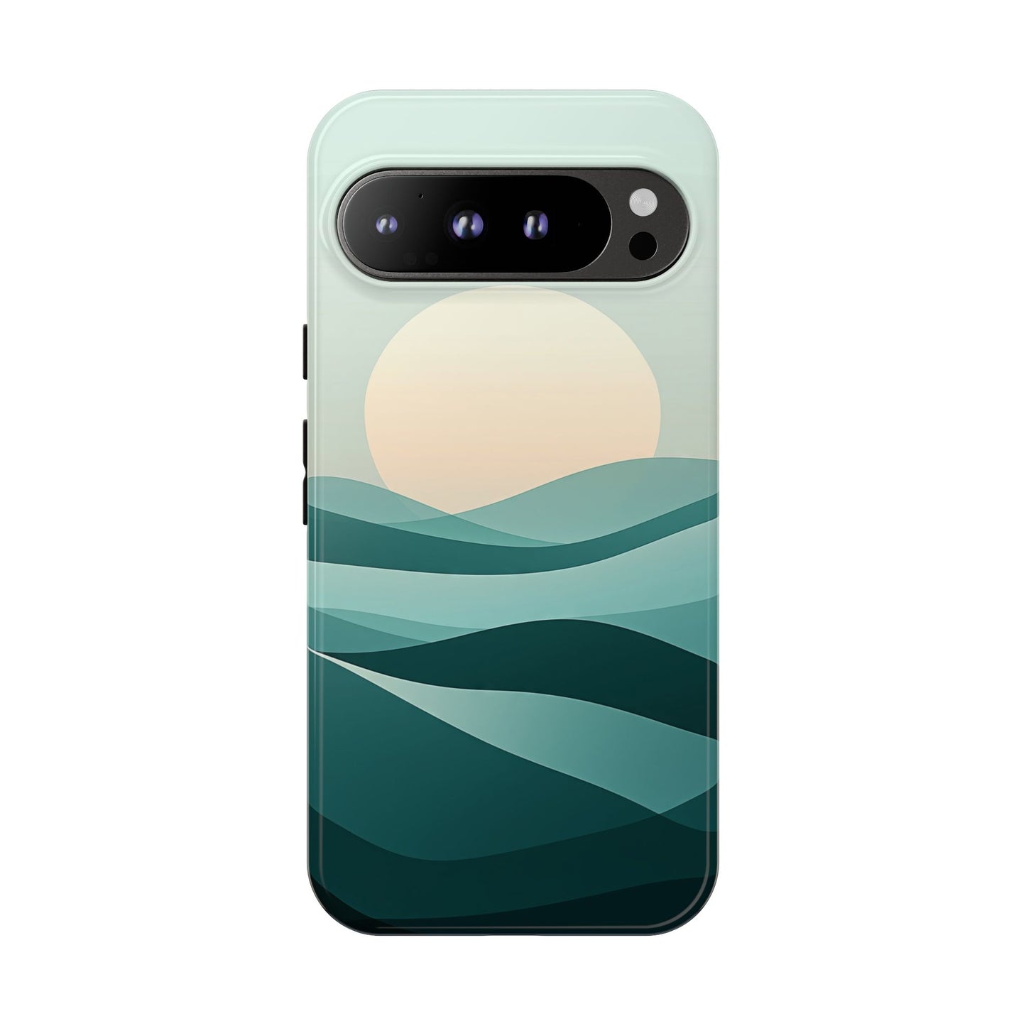Tranquil Dunes – Abstract Sunset Phone Case for iPhone, Samsung & Pixel