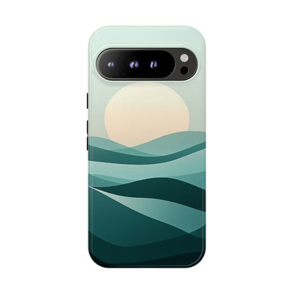 Tranquil Dunes – Abstract Sunset Phone Case for iPhone, Samsung & Pixel