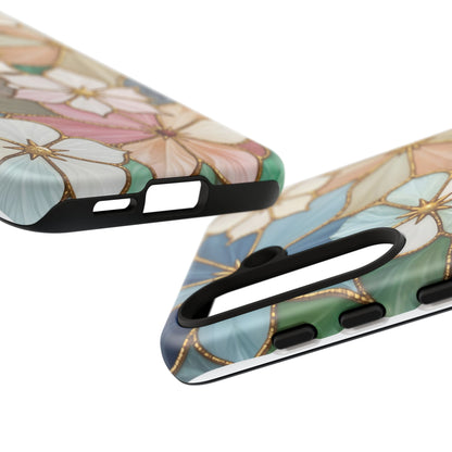 Floral Symphony: Stained Glass Elegance