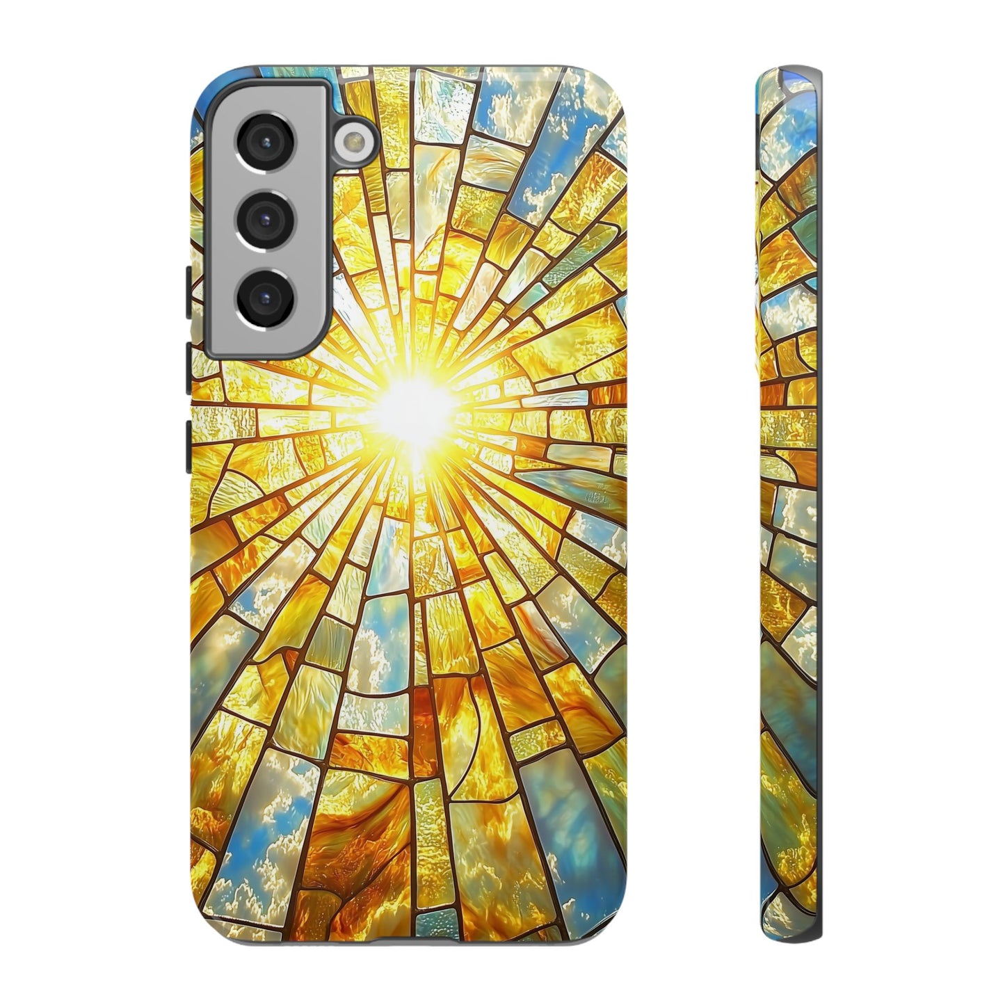 Heavenly Light – Radiant Sunburst Phone Case for iPhone, Samsung & Pixel